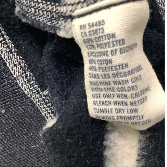 American Eagle Striped Hooded Jacket Preowned - Picture 5 of 7